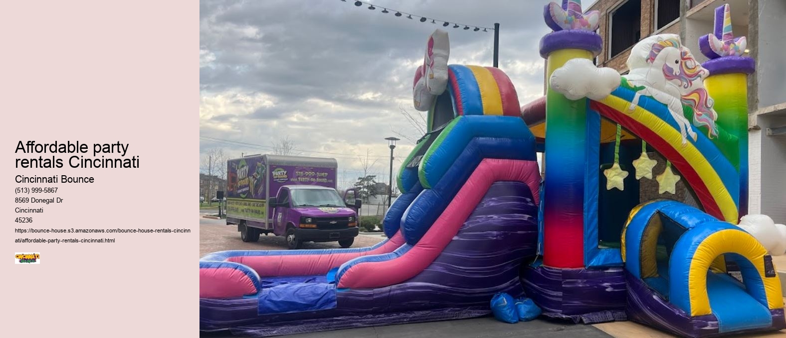 Elevate Your Event with Cincinnati's Finest Bounce House Rentals!
