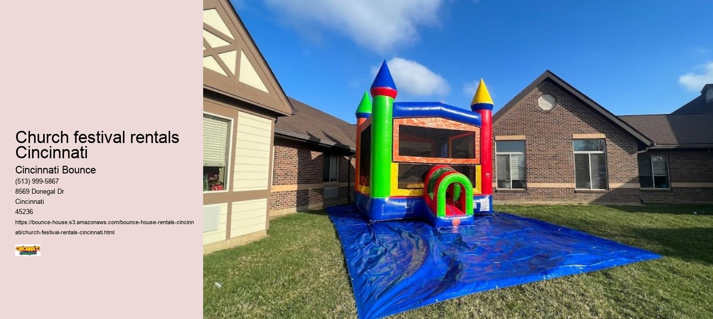 Church festival rentals Cincinnati