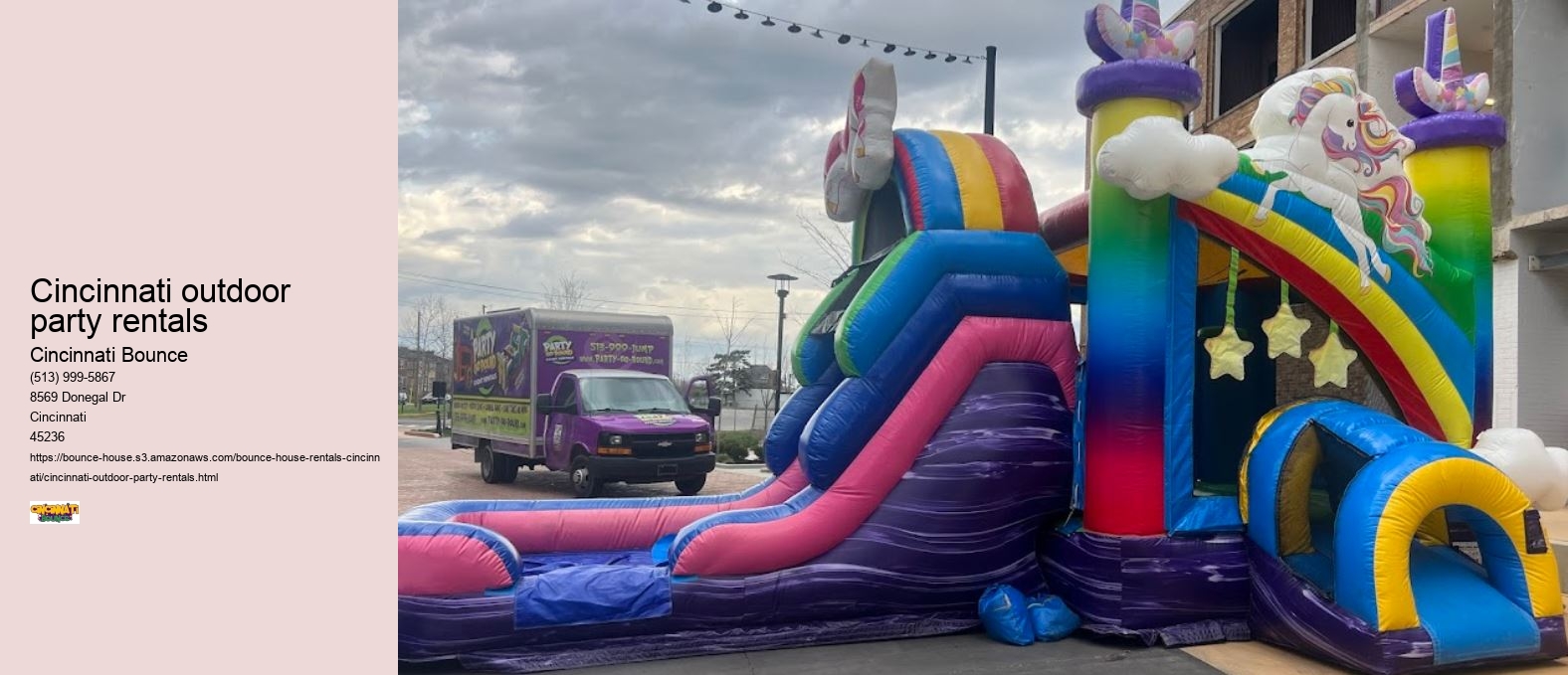 Inflatable Excitement: Cincinnati's Premier Bounce House Rentals!