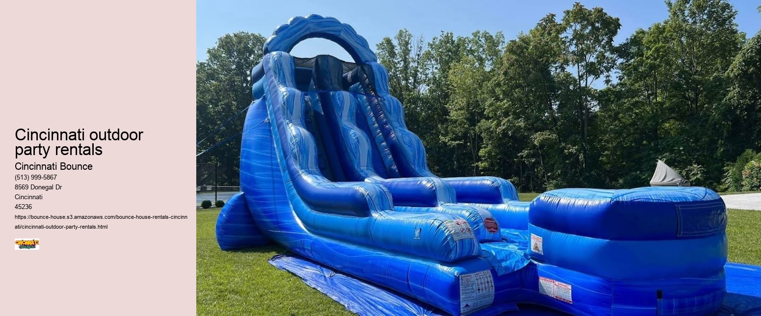 Bounce Beyond Expectations with Cincinnati Bounce House Rentals!