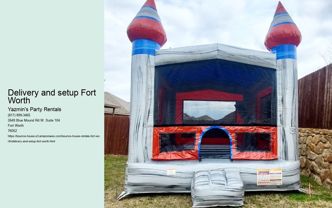 Inflatable obstacle course Fort Worth