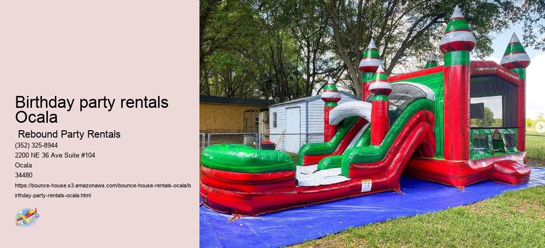 Birthday party rentals Ocala