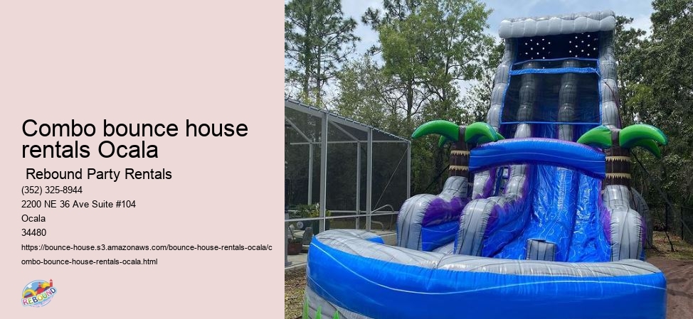 Combo bounce house rentals Ocala