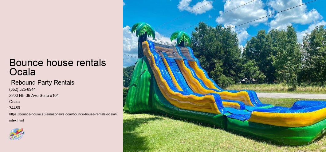 Ocala's Ultimate Bounce House Rentals Experience!
