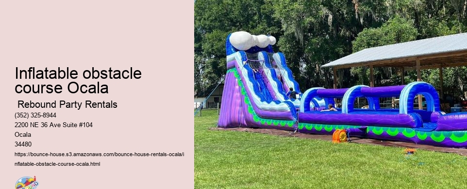 Inflatable obstacle course Ocala