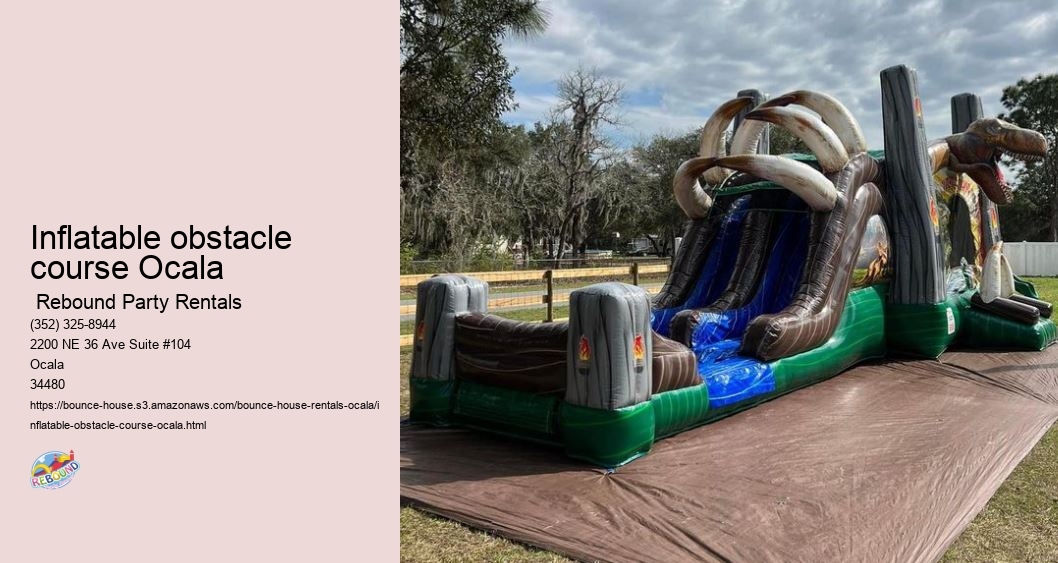 Fun Guaranteed: Rebound Party Rentals' Bounce House Rentals in Ocala