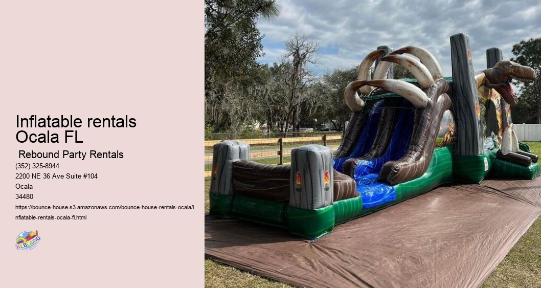Your Event, Our Expertise: Rebound Party Rentals' Bounce House Rentals in Ocala