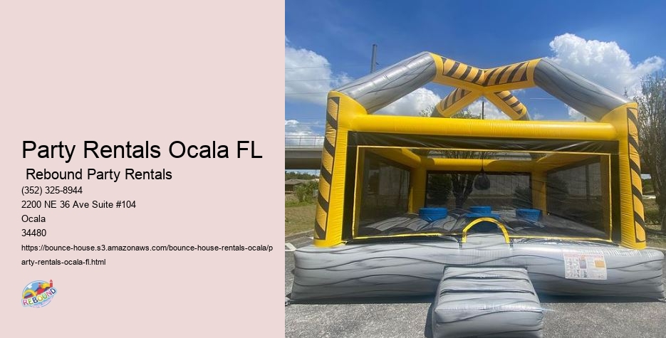Party Rentals Ocala FL